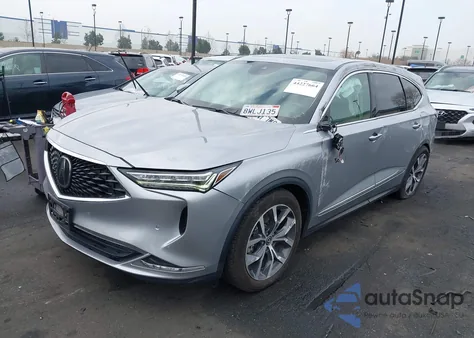 2022 Acura Mdx Technology Package z USA, uszkodzony, nr VIN 5J8YD9H42NL004318